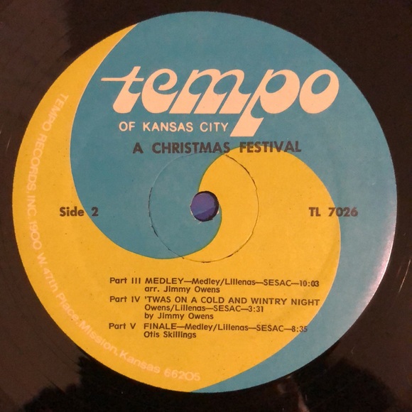 Jimmy Owen And Otis Skillings A Christmas Festival Vinyl Lp '72 - Picture 5 of 7